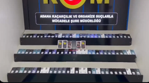 96 adet gümrük kaçağı cep telefon ele geçirildi